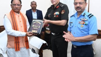 Photo of मुख्यमंत्री श्री विष्णु देव साय से राष्ट्रीय रक्षा महाविद्यालय के अध्ययन दल ने की सौजन्य मुलाकात