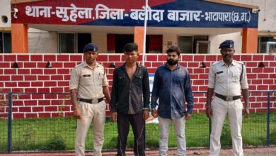 Photo of CG jtk : बलौदाबाजार -भाटापारा पुलिस ने  ग्राम हिरमी में, मारपीट कर एक युवक की हत्या करने वाला 02 आरोपियों को किया गया गिरफ्तार….